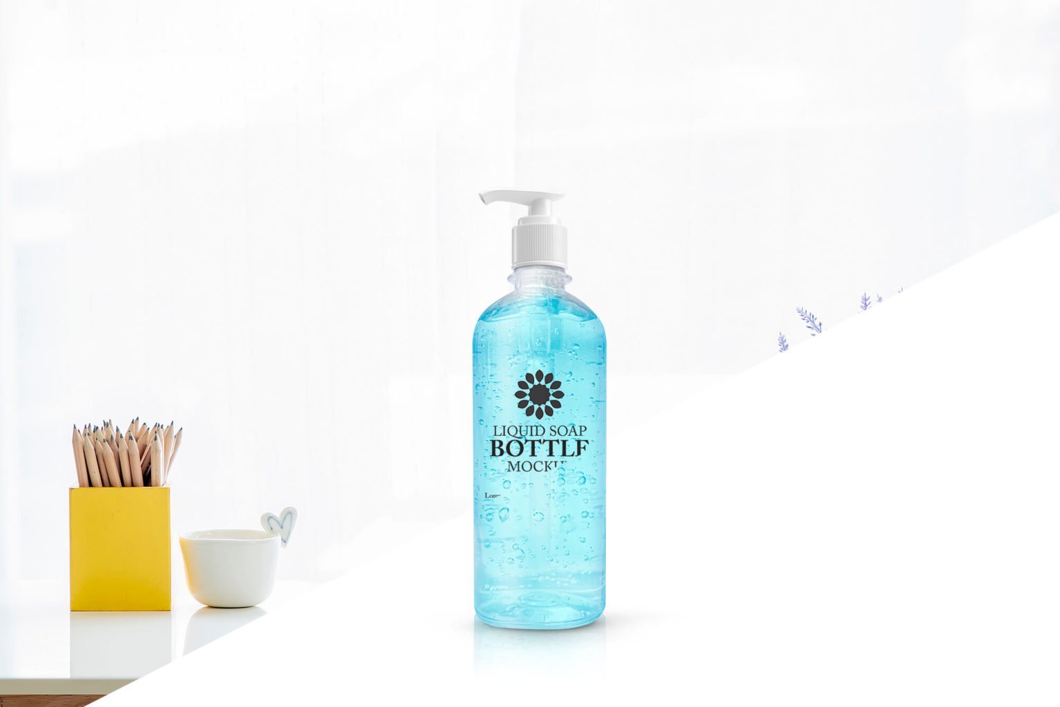 Download Free Liquid Soap Bottle Mockup PSD Template - Mockup Den