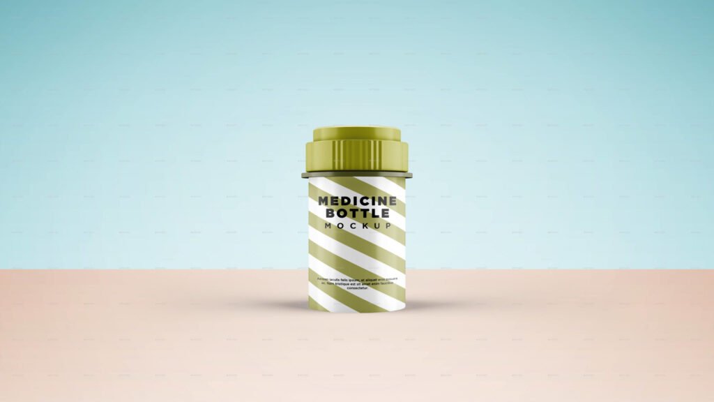 Medicine Bottle Mockup - V2
