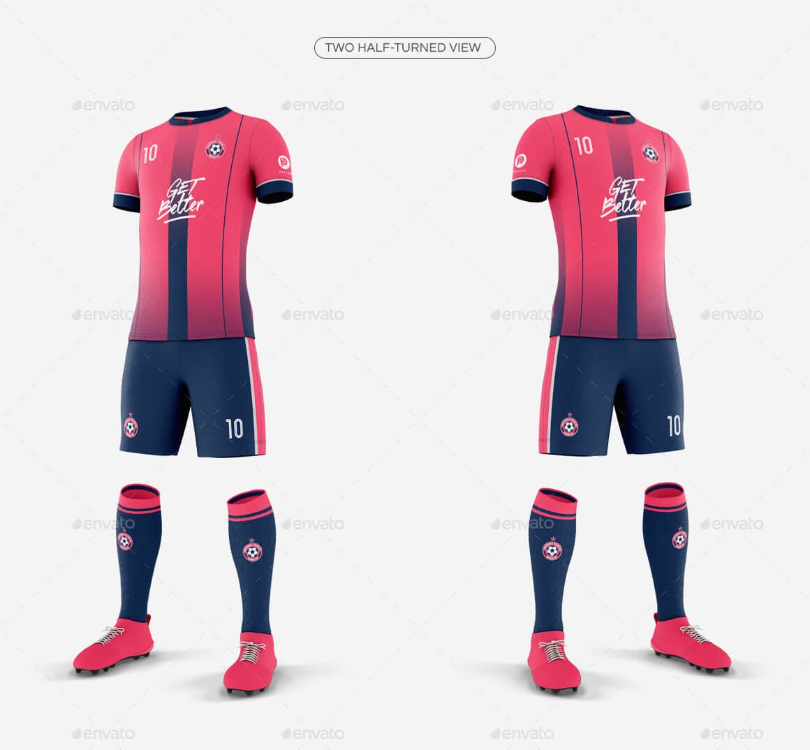 Men’s Full Soccer Team Kit mockup V4