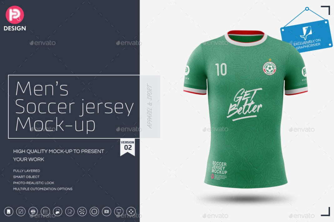 41+Free Soccer Shirt Mockup (Jersey) PSD and Vector Template