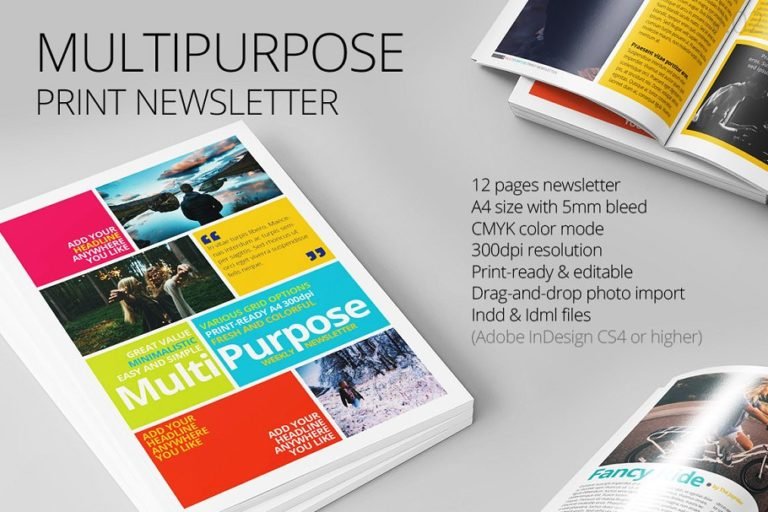 Download 33+New Free Newsletter Mockup Design Concept of 2020