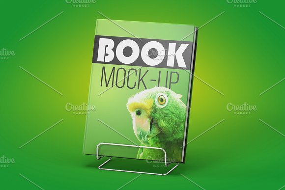 Parrot Printed Book Mockup