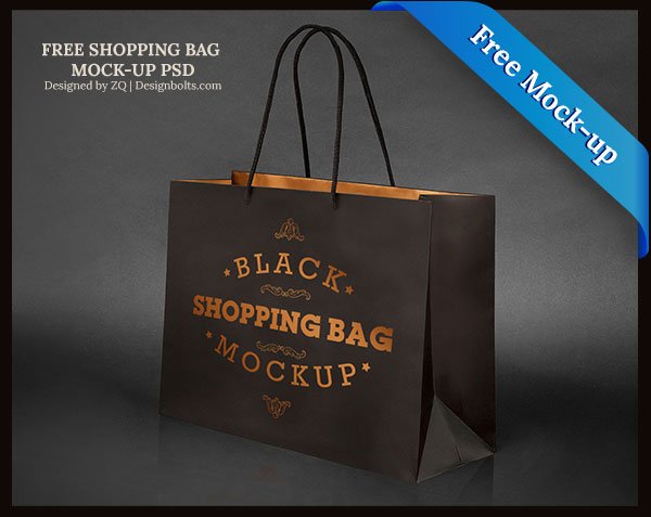 Photorealistic Shopping Bag Mockup