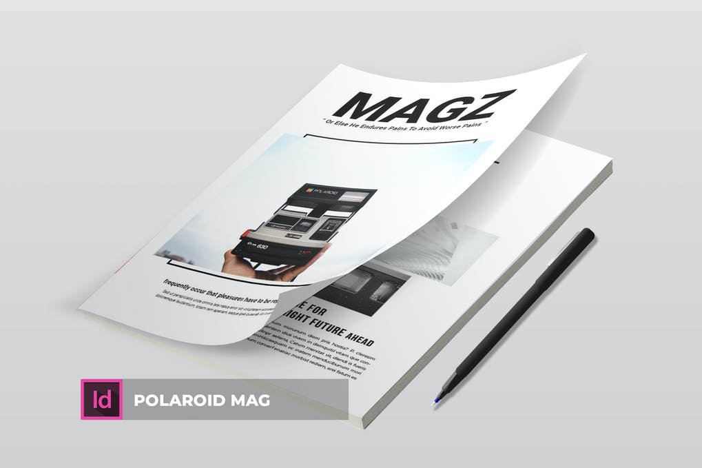 Polaroid Mag | Magazine Template