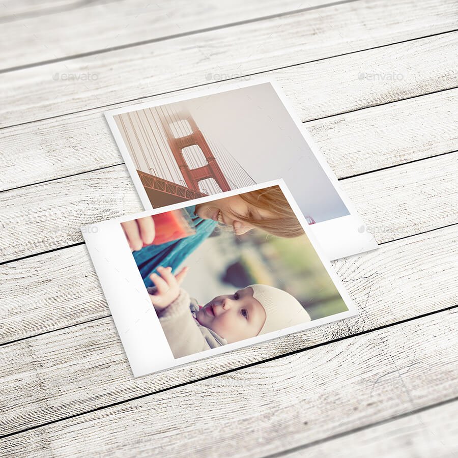 Polaroid Photo Mockup