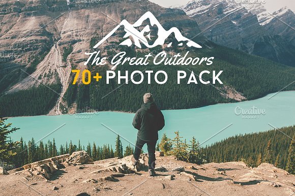 Realistic Outdoors Mountain View Photo Pack