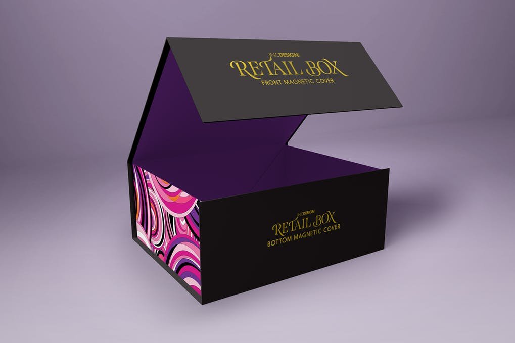 Realistic Watch Box Mockup