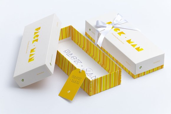 Rectangular Gift Box Mockup