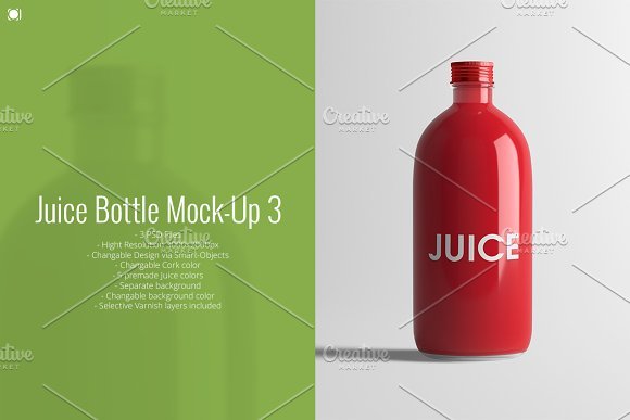 Red Juice PSD Design template
