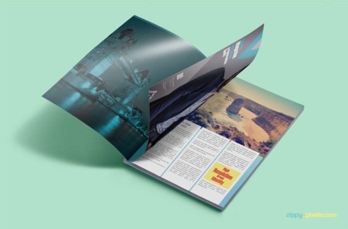 30+ Stunning Free Letter Size Magazine Mockup PSD Templates