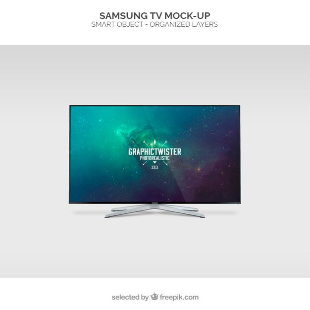 Samsung tv mockup Free Psd