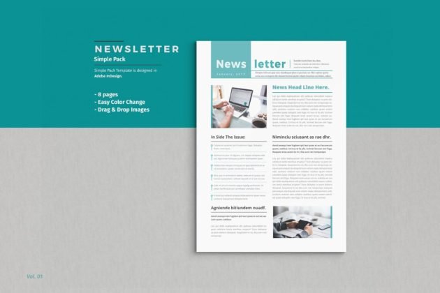 Download 33+New Free Newsletter Mockup Design Concept of 2020