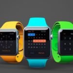 32+ Best Free Smart Watch Mockup PSD Templates Smartwatch mockup in three colors Free Psd