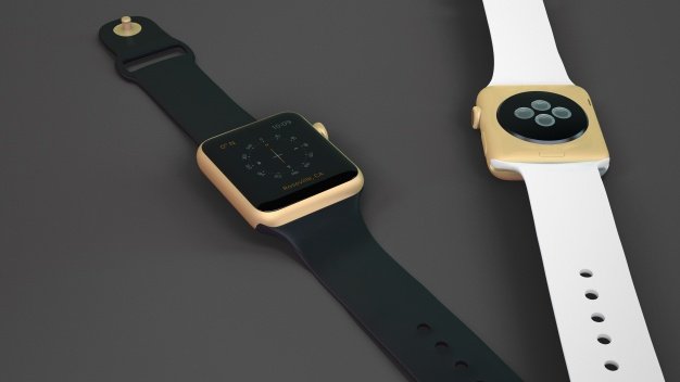 Smartwatch mockup of two Free Psd