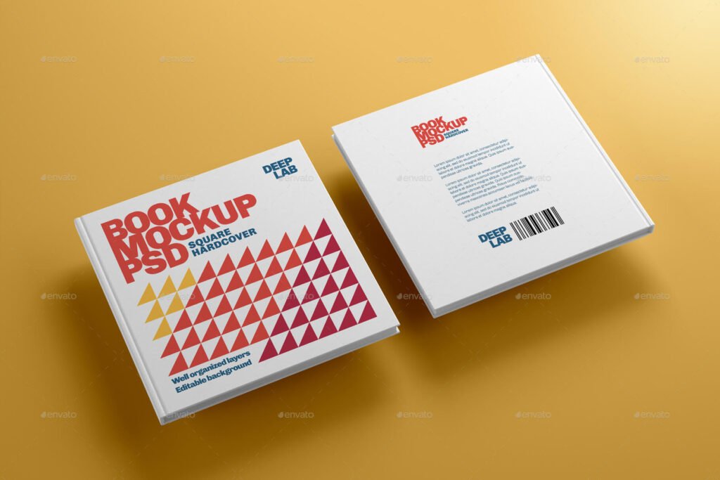 Download 32 Stunning Free Square Book Mockup Psd Templates For Designers