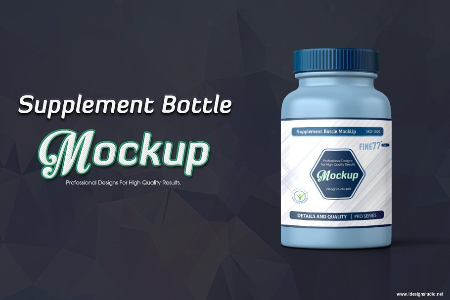 Download 27+Best Free Vitamin Bottle Mockup PSD Template for Designer