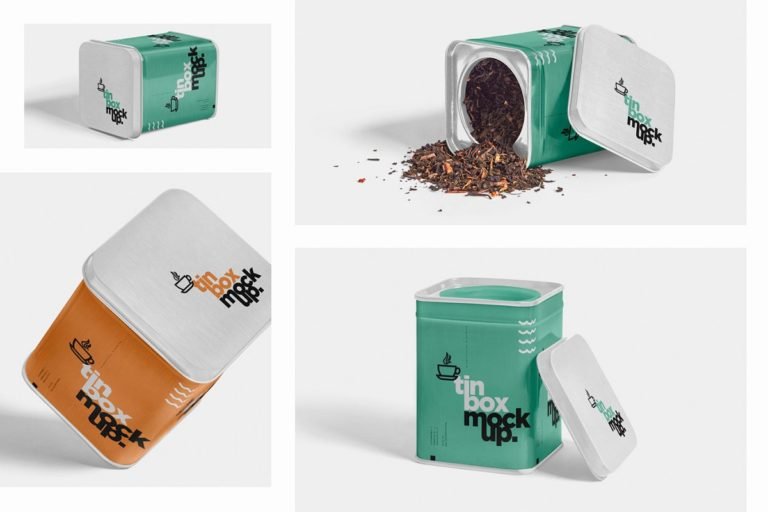 25+ Free Creative Tin Box Mockup PSD Template - Mockup Den