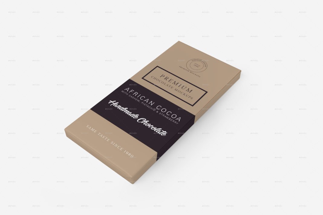 Download 22+ Best Chocolate Box Mockup Free & Premium Packaging PSD