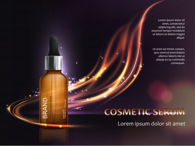 Vector Design Cosmetic Product Promotion Poster