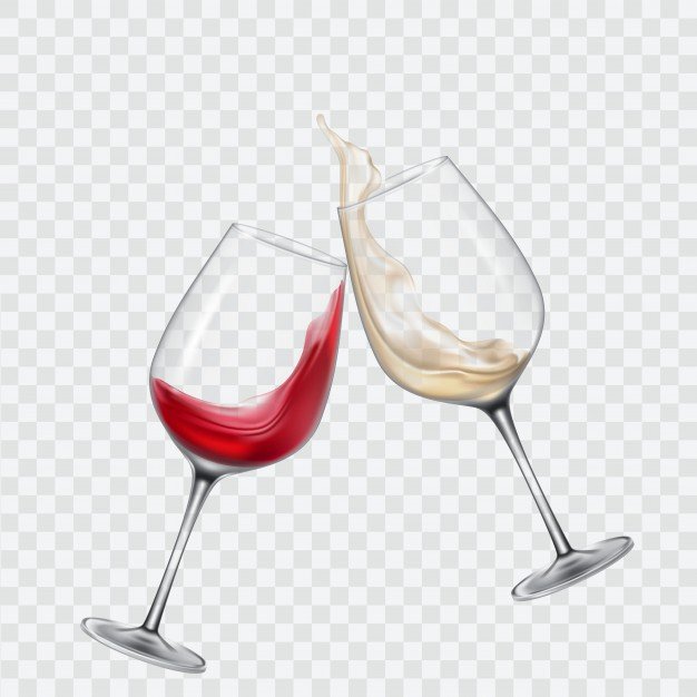 Vector File Illustration of Two Wine Glass Mockup