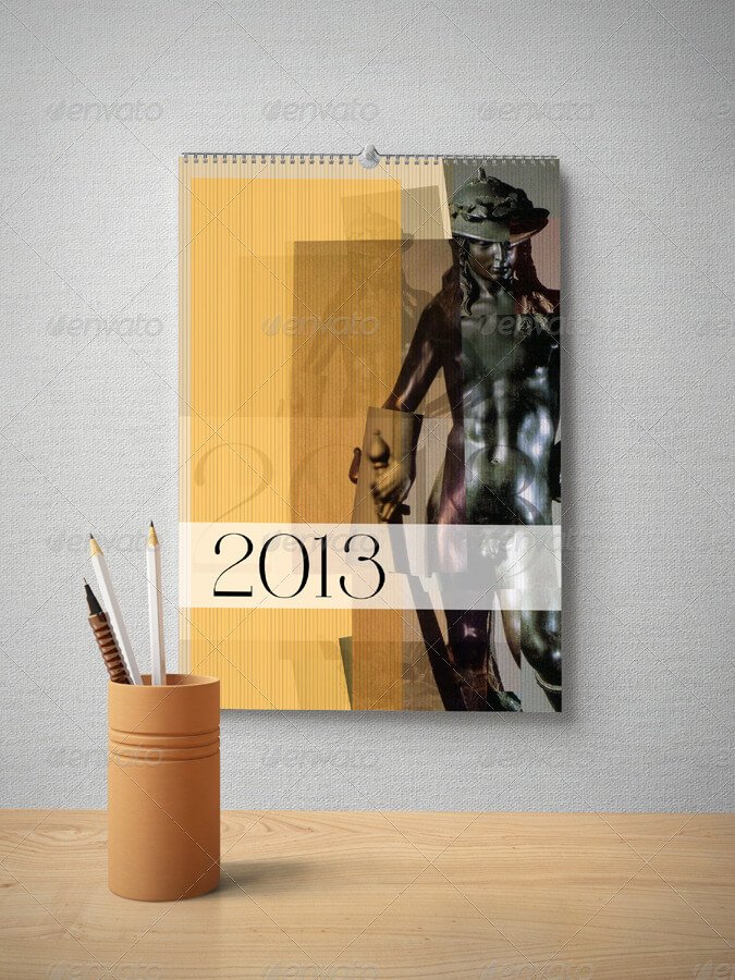 Wall Calendar Mockup Pack