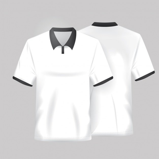 White and Black Sweatshirt Vector Design