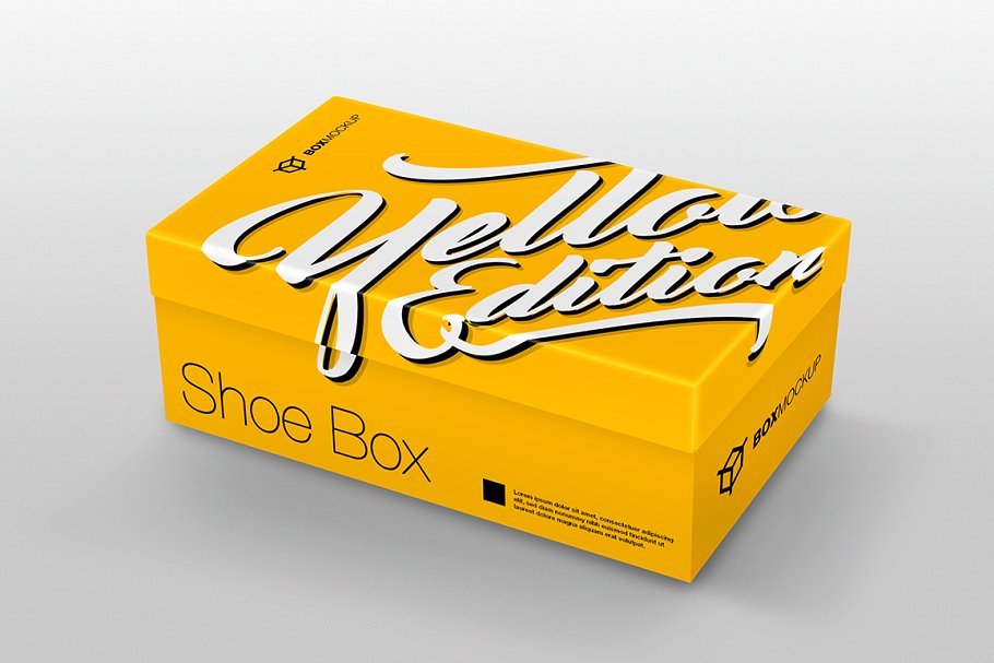 Download 22+ Best Free Shoe Box Mockup Packaging Trending PSD