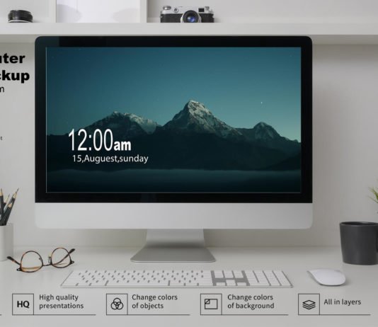 Free Soft Cover Book Mockup PSD Template