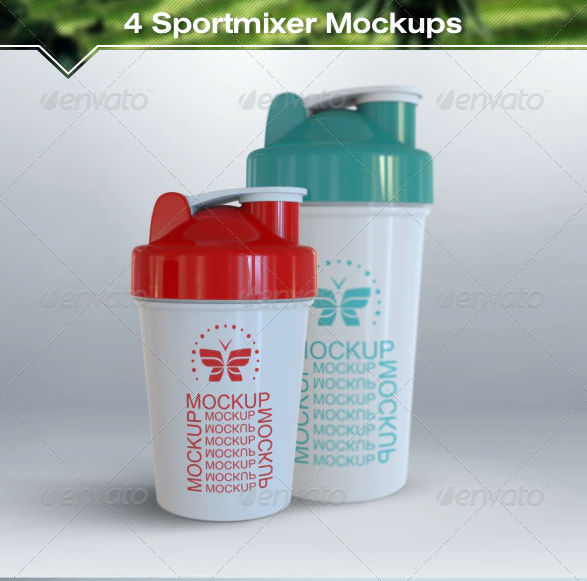 Shaker Bottle Mockup Generator, Try + 40k Mockups for Free