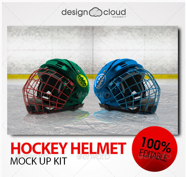 Hockey Helmet Mock Up Kit