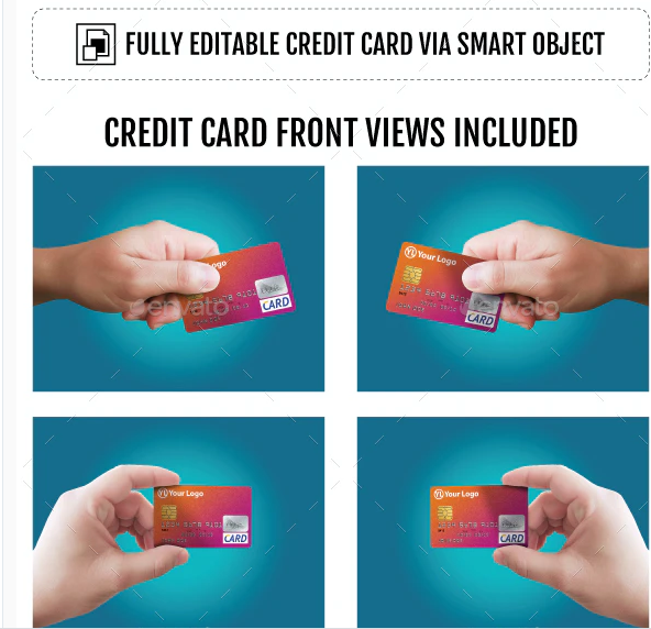 Credit Card and Hand Mockup