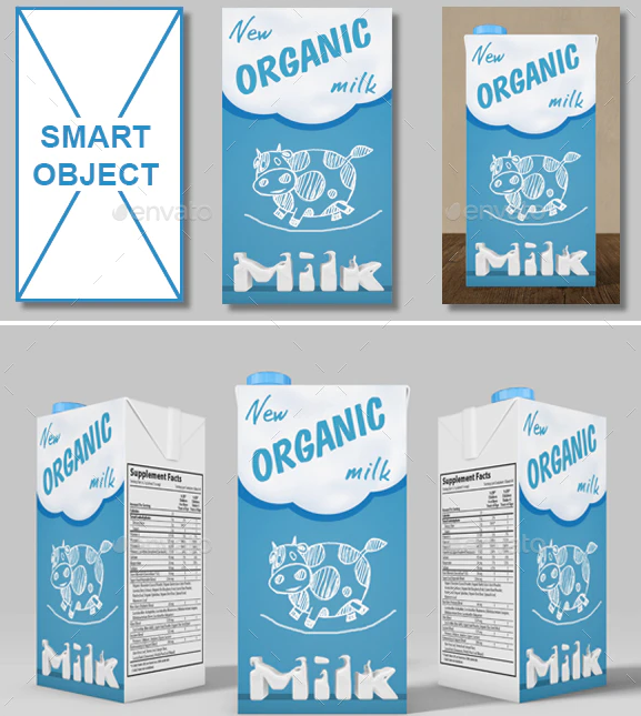 Milk/Juice Mockup