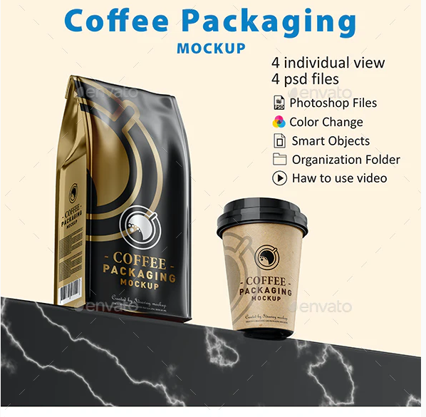 Coffee Packaging Mockup