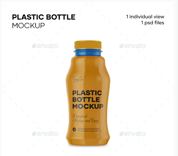 Plastic Bottle Mockup