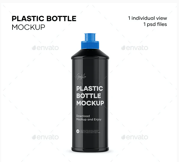 Plastic Bottle Mockup