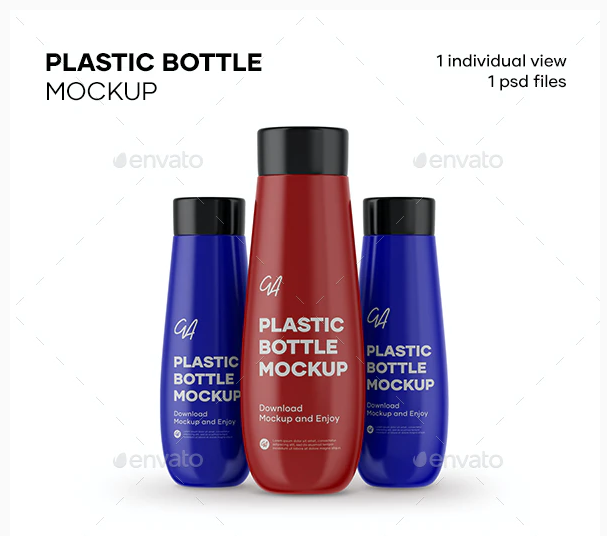 PLastic Bottle Mockup