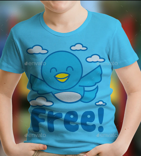 Bird Kids T-Shirt Design
