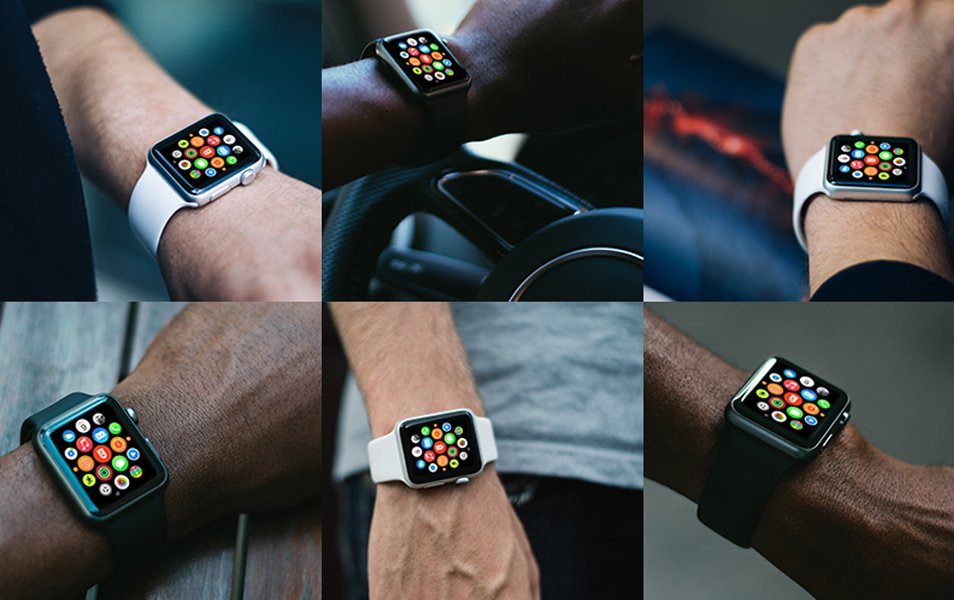 16 PSD Apple Watch Design Template