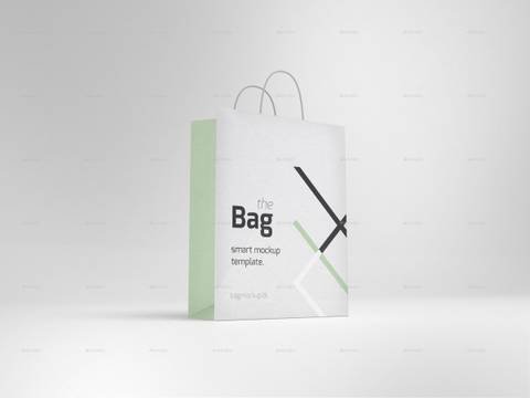5 Photorealistic Shopping Bag Mockups 