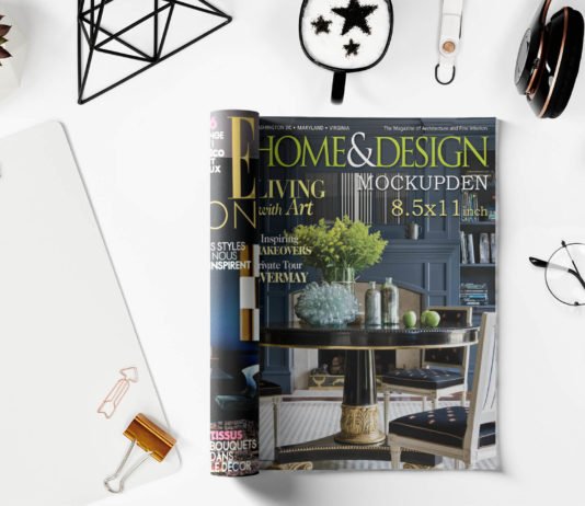 Free 8.5x11 Magazine Mockup PSD Template