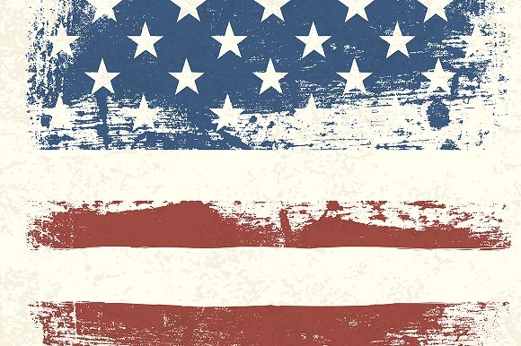 American vintage flag background
