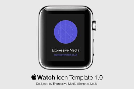 Apple Watch Template and Mockup PSD