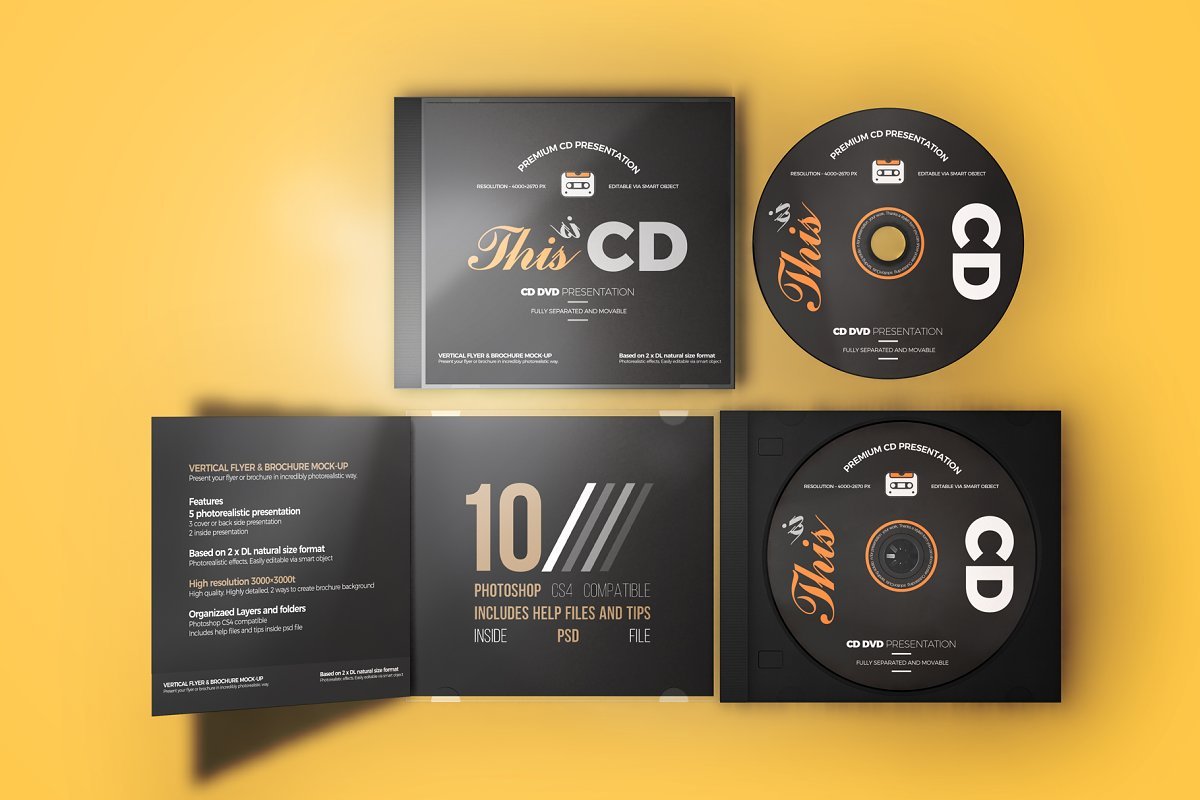 CD/DVD Album Mock-up 4