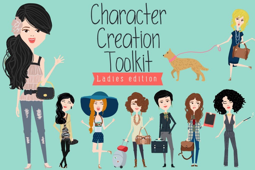 Creation Toolkit Characters Design PSD