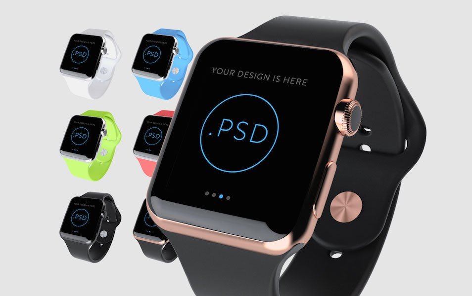 Customizable Template PSD Smart Design Watch
