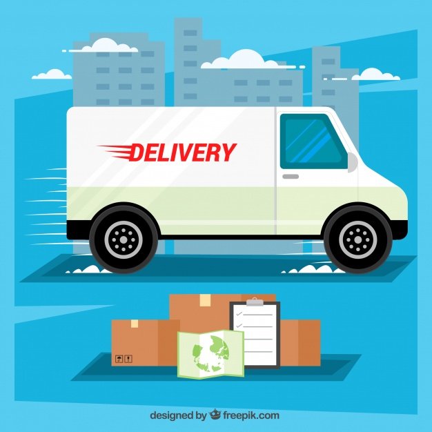 Delivery Van Vector