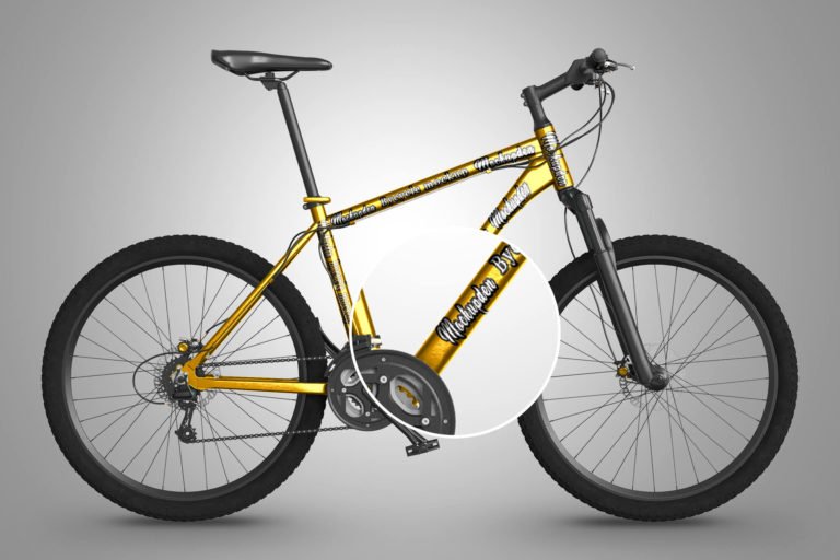 15+ Best Free Bicycle Mockup PSD Templates - Mockup Den