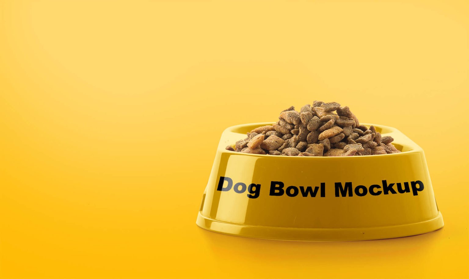 Free Dog Bowl Mockup PSD Template - Mockup Den