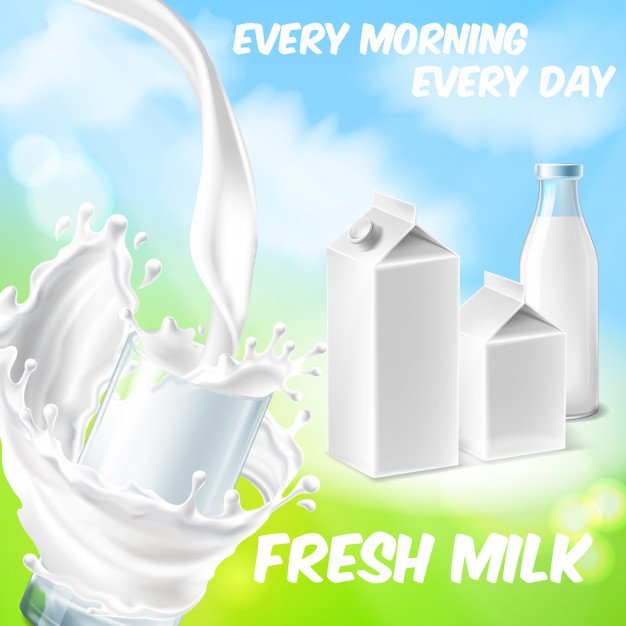 Fresh Milk In Plastic Container Mockup