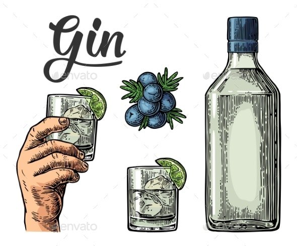 Download 20+ Attractive Free Gin Bottle Mockup PSD Templates